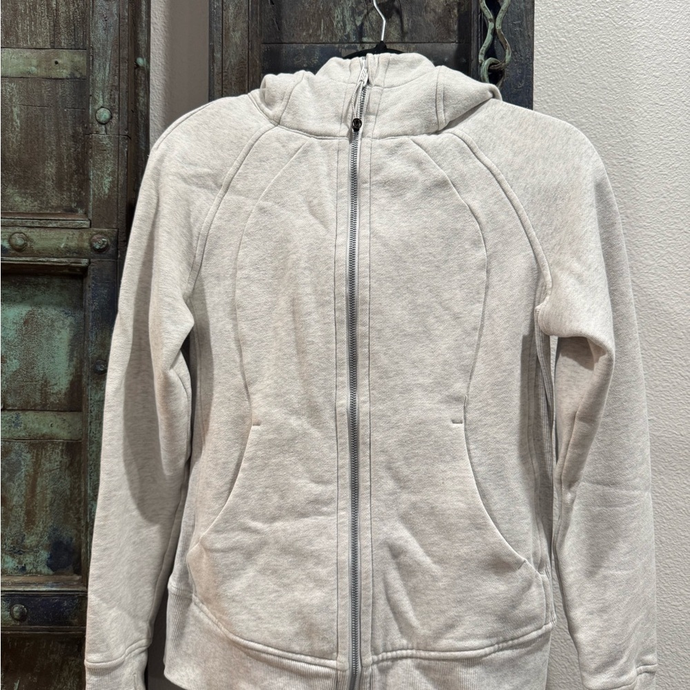 Lululemon Athletica Light Gray Zip-Up Jacket